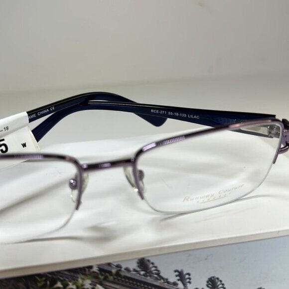 Runway Couture Eyewear RCE-271 Lilac Eyeglasses - Picture 5 of 11